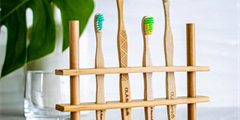Bamboo toothbrush holder (28)