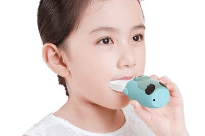 Electric u-shaped kids automatic toothbrush (2)