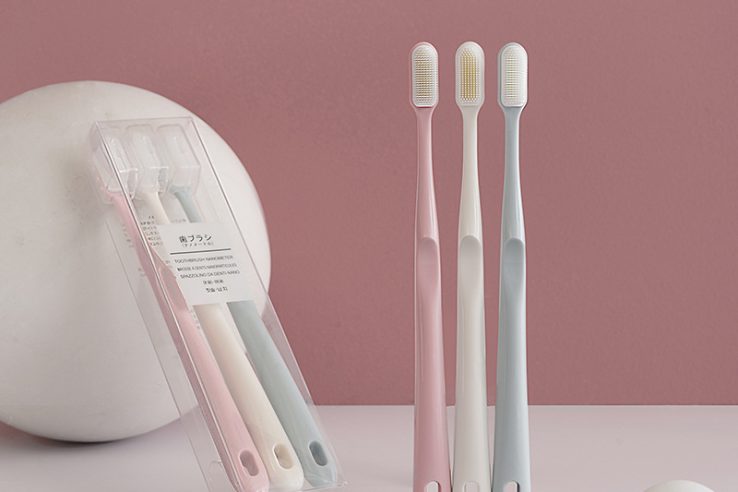 Fine soft japanese plastic wholesale toothbrush (1)