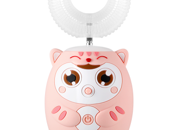 U shaped silicone rubber kid electric toothbrush (2)